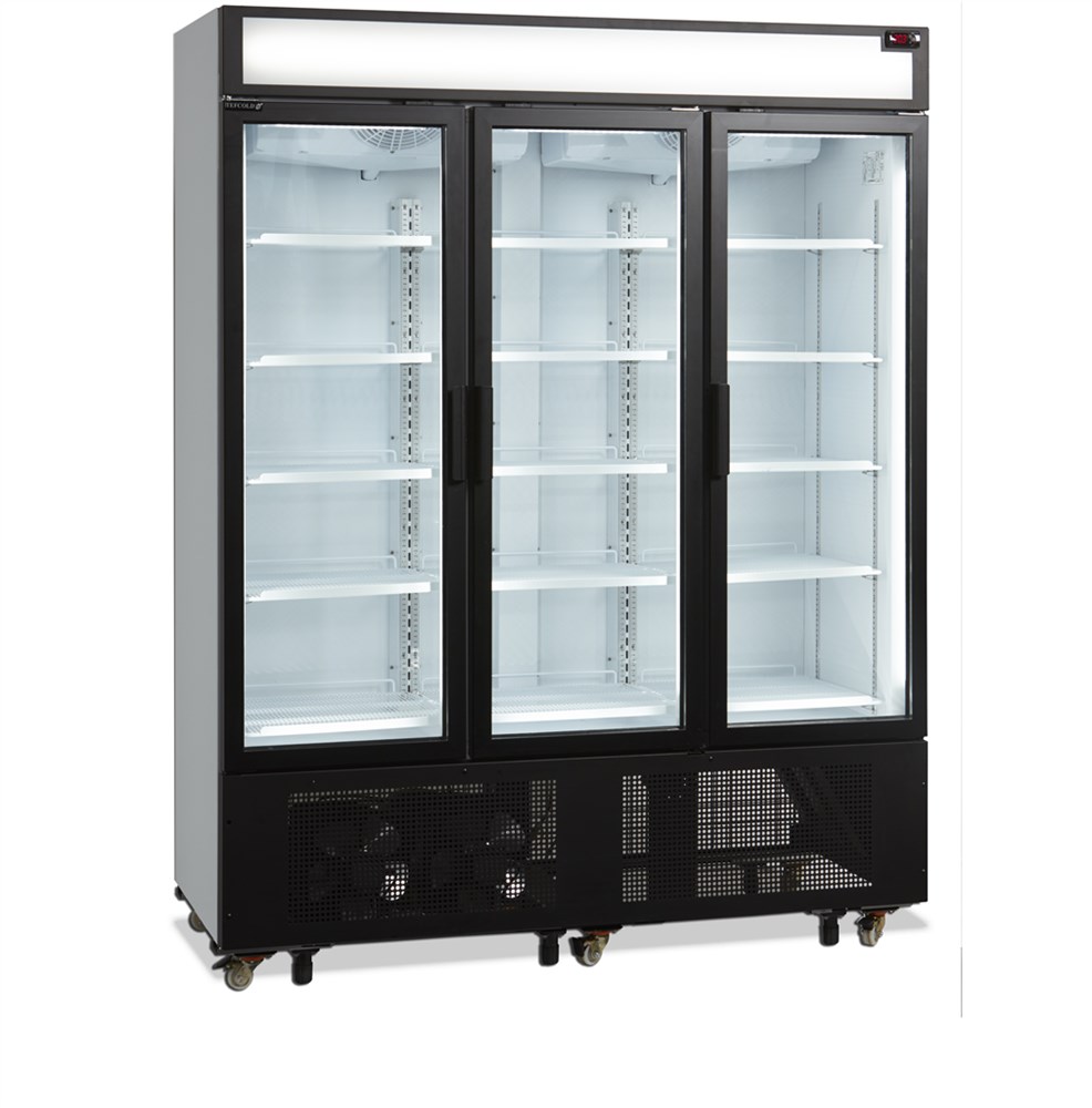 Chladicí skříň prosklené kř. dveře TEFCOLD FSC 1600 H